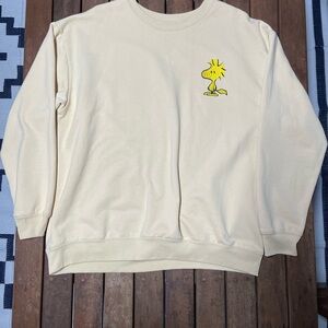 Peanuts Snoopy & Woodstock Crewneck Sweatshirt – Size XL